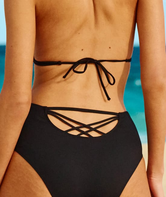 Briefs - high-waisted bikini bottoms;