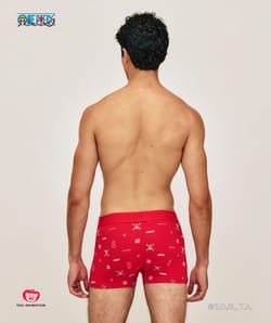 Boxer en coton imprim&eacute; One Piece;