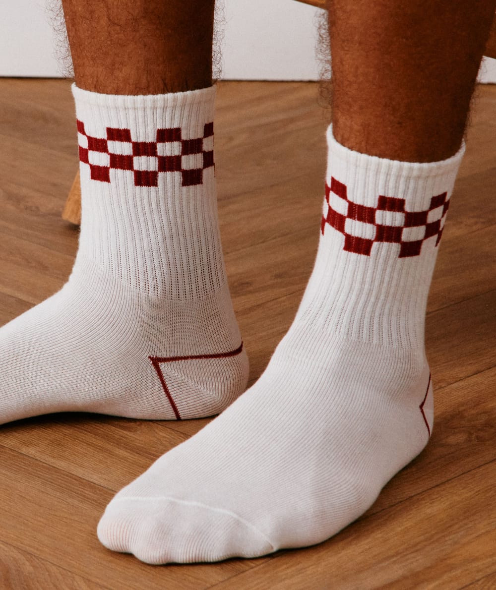 Chaussettes en coton;