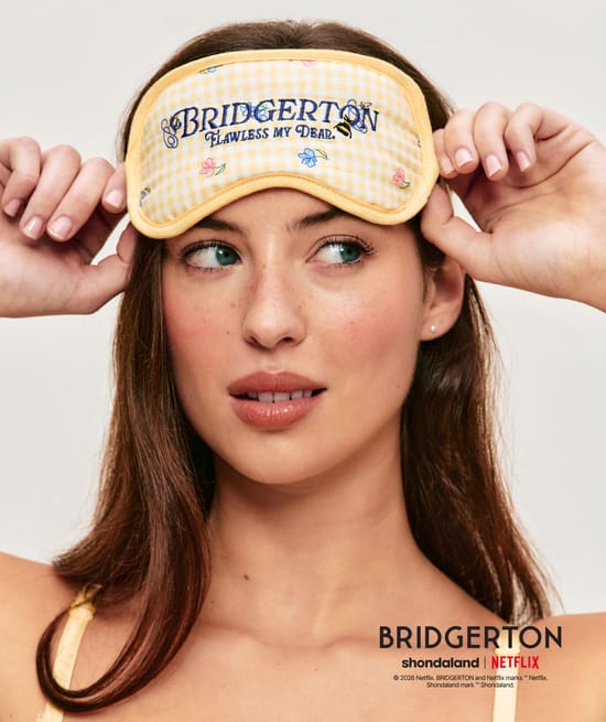 Bridgerton cotton sleep mask;