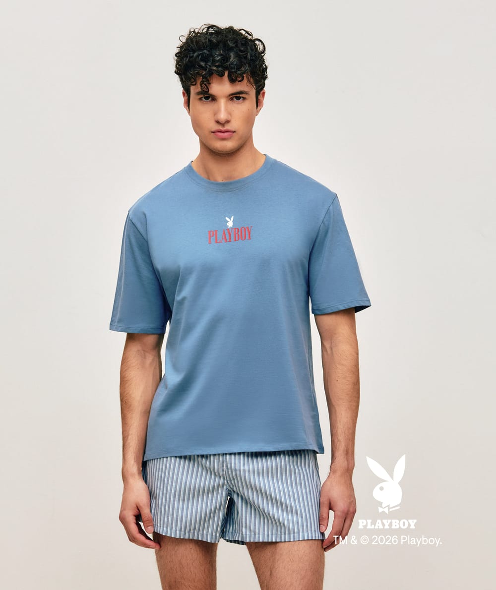 Playboy cotton T-shirt;