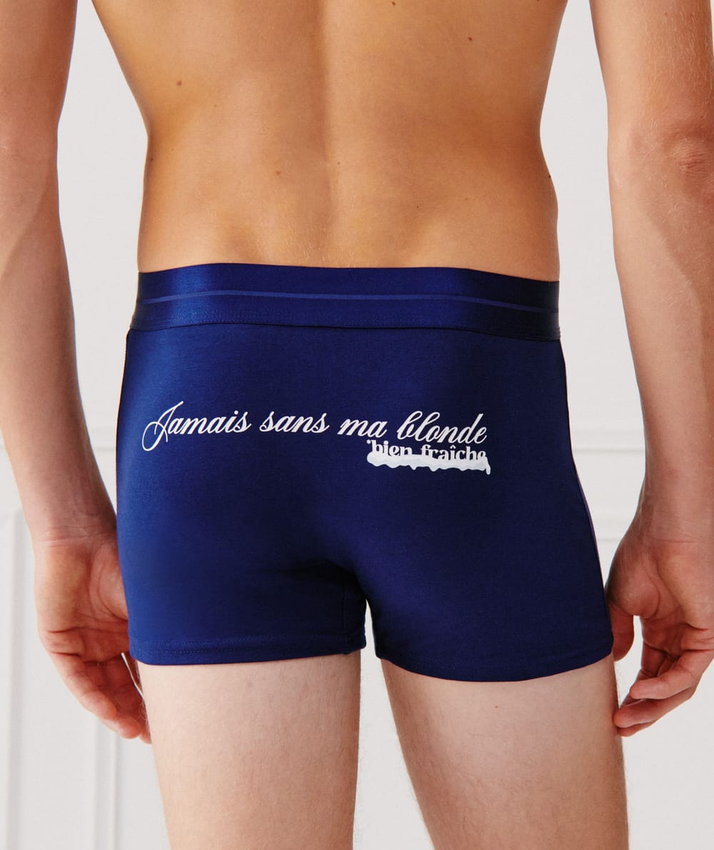 Boxer à message en jersey;