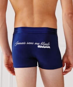 Boxer à message en jersey;