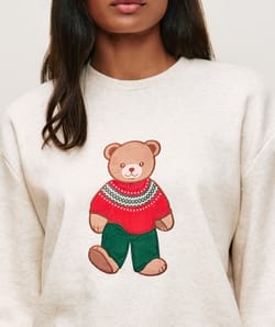 Ensemble sweatshirt molleton et pantalon flanelle;