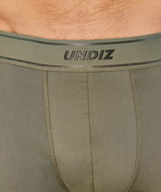 Plain microfibre boxer shorts;