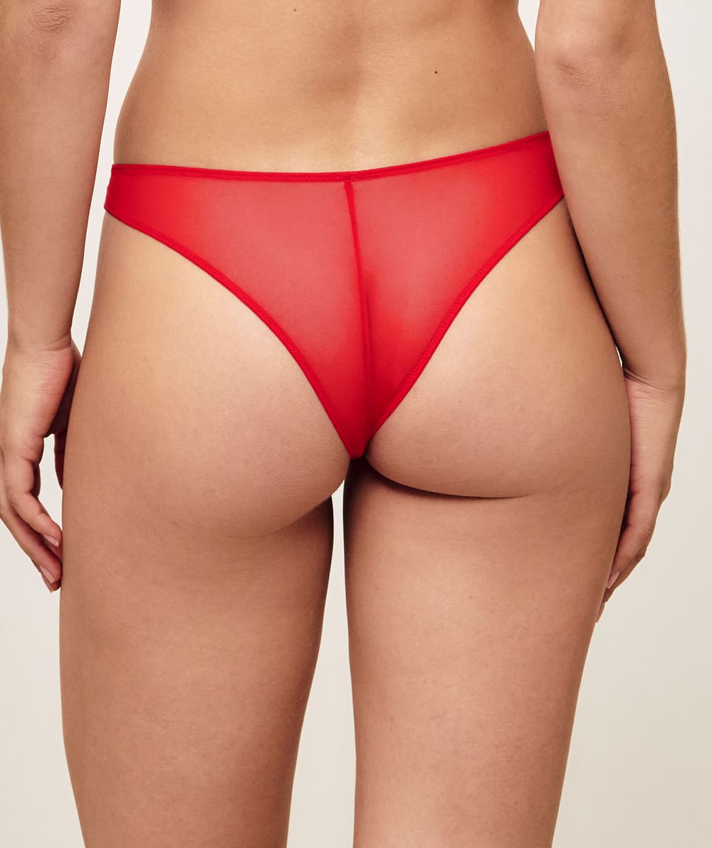 Tanga mesh broderies c&oelig;urs;