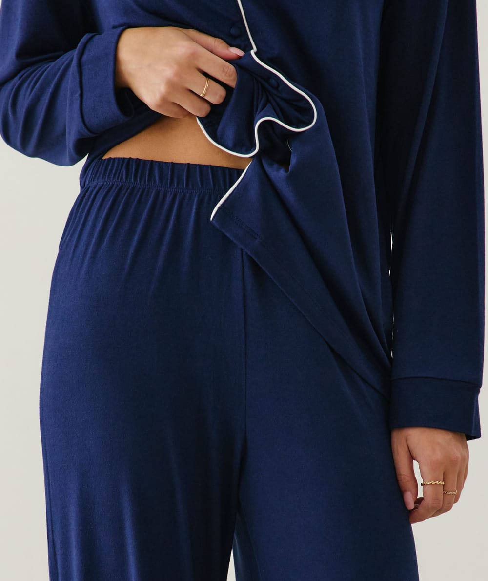 Conjunto de pijama de punto jersey;