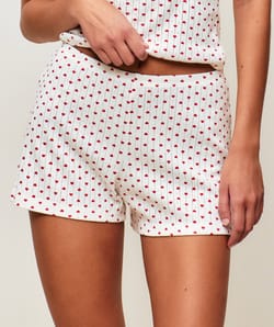 Pointelle shorts;