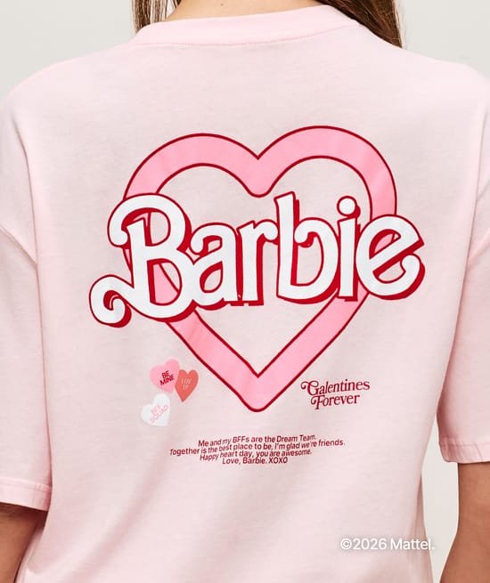Oversized cotton Barbie T-shirt;