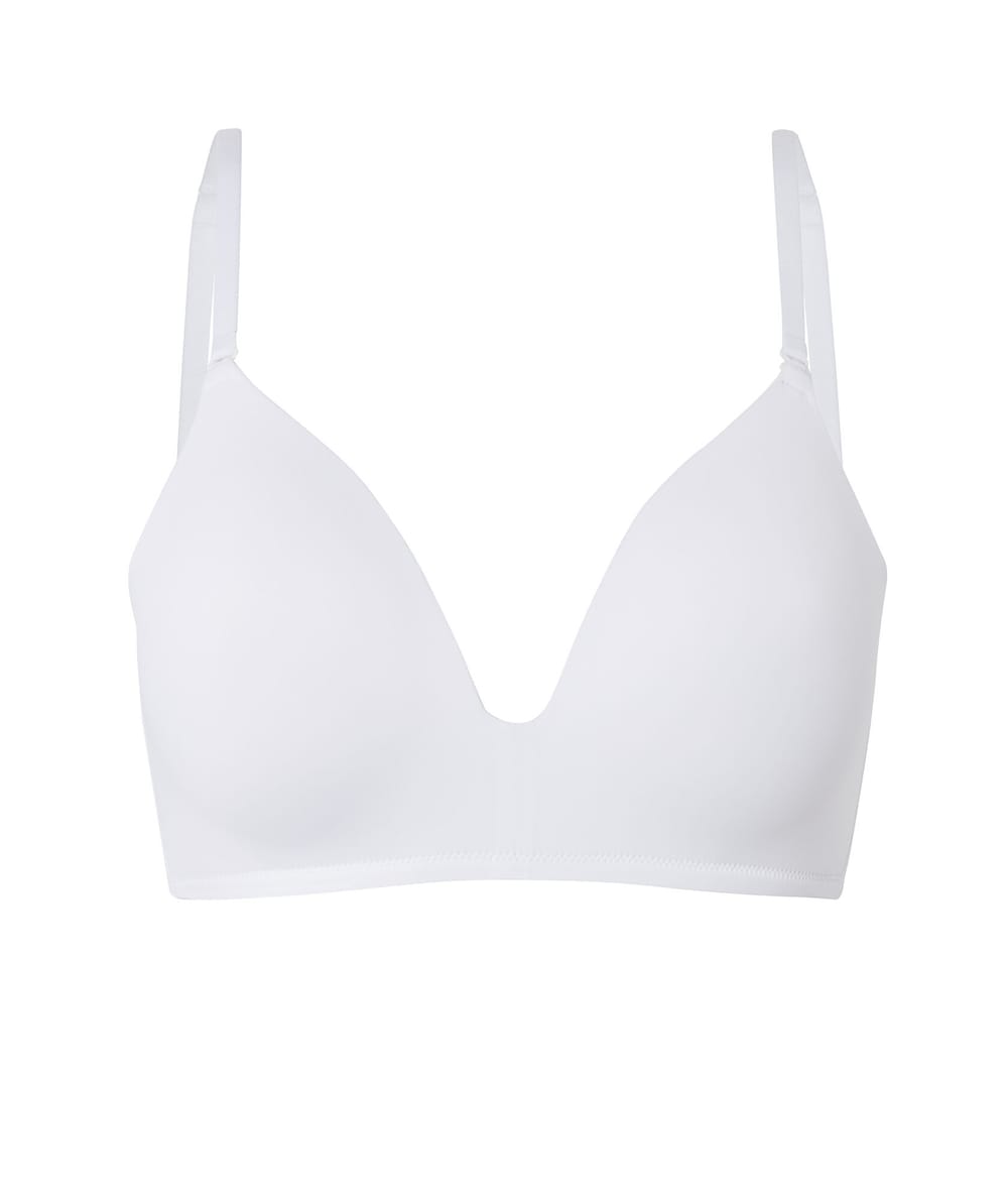 Soutien-gorge ampliforme en microfibre;