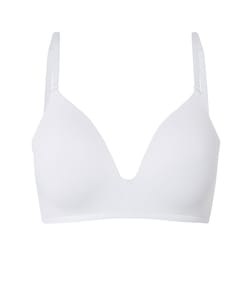 Soutien-gorge ampliforme en microfibre;