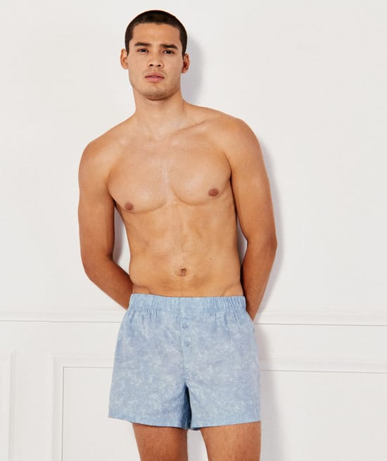 Calzoncillos de algodón liso;