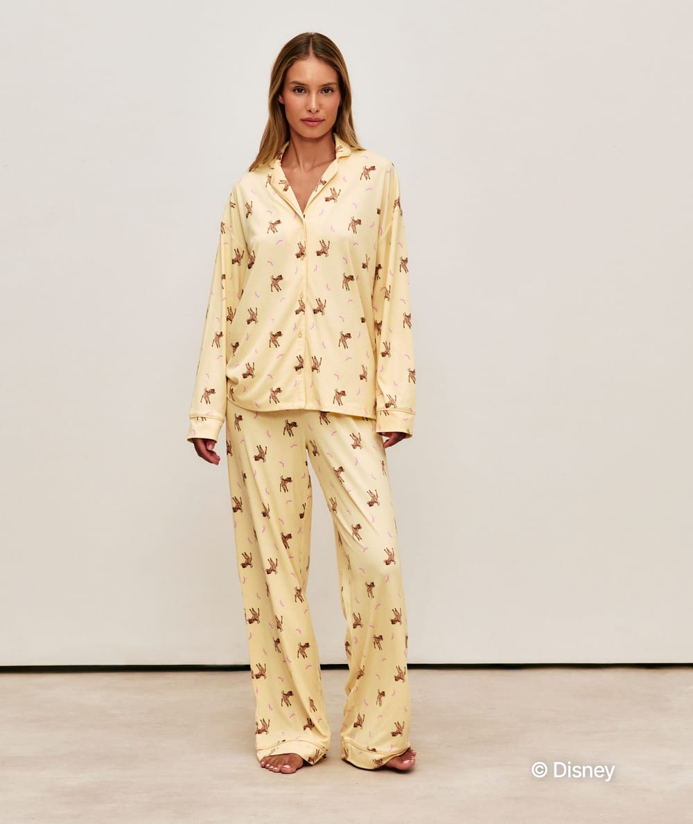 Bambi ribbed jersey shirt;