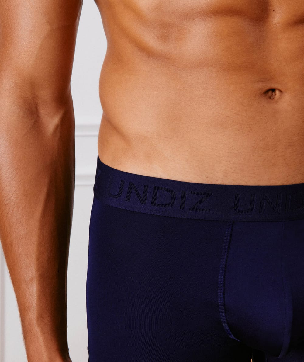 Boxer uni en microfibre;