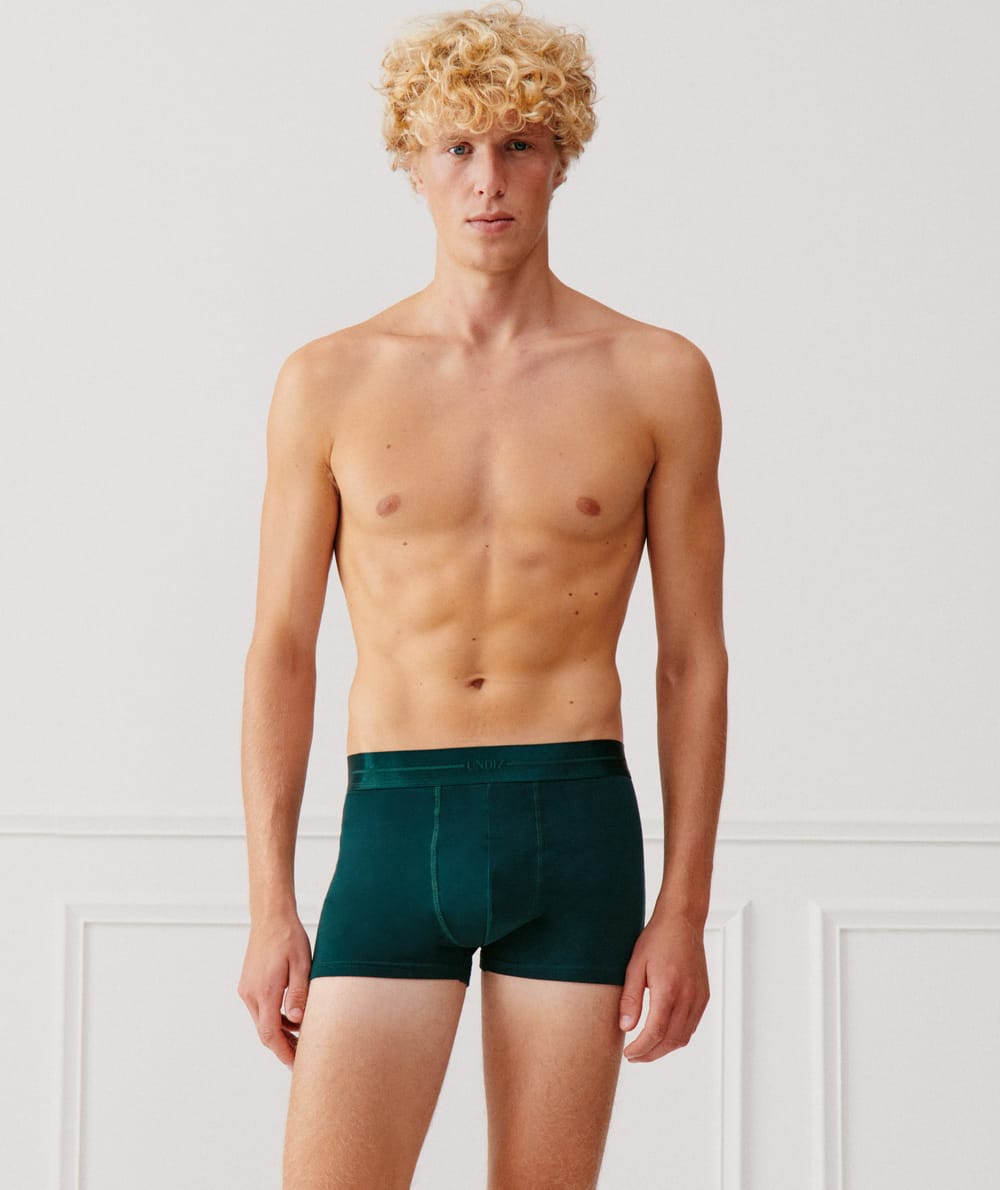 Jersey boxershort met opschrift;