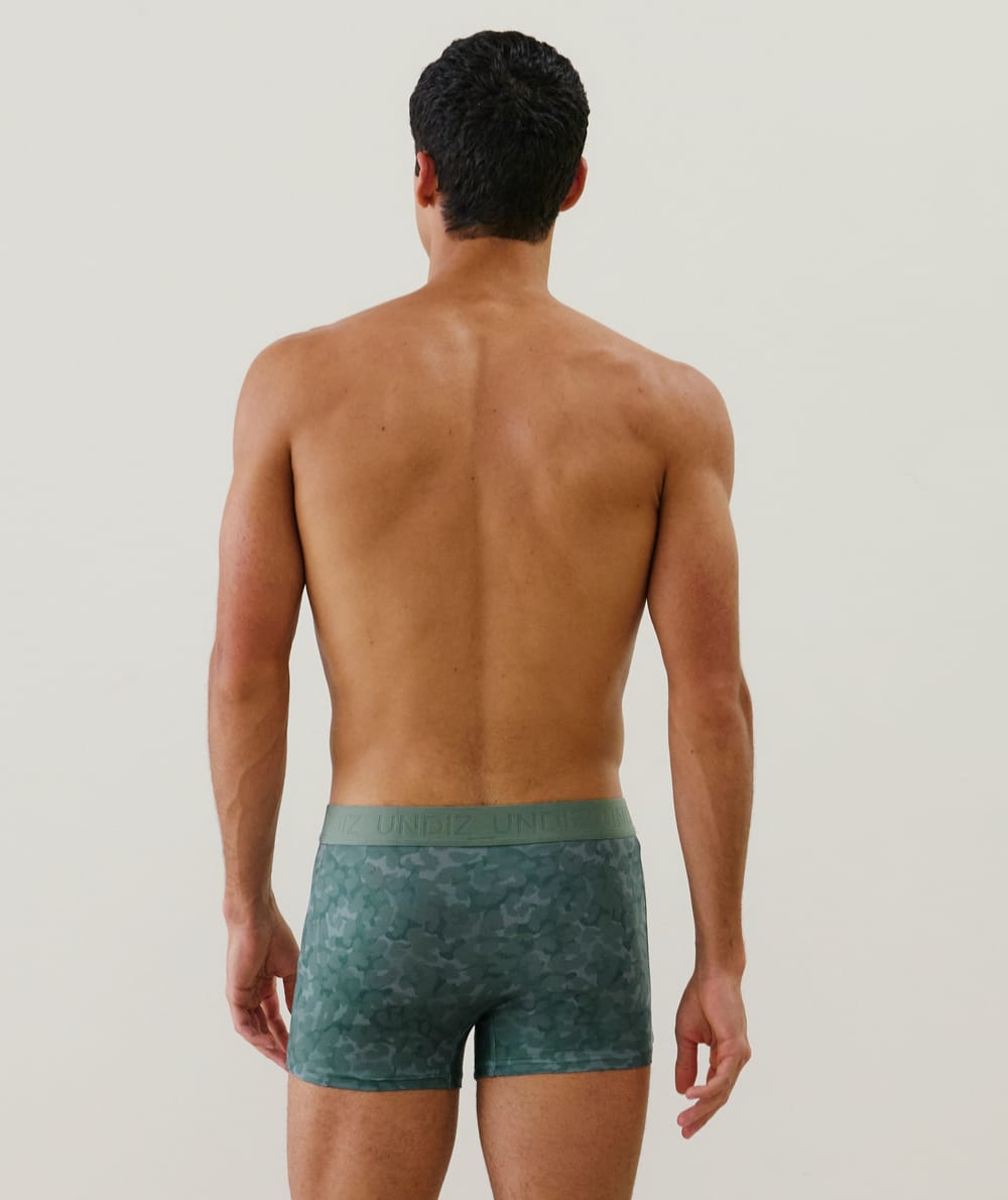 Boxer à motifs en coton;