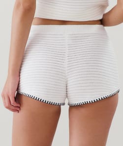 Crochet shorts;