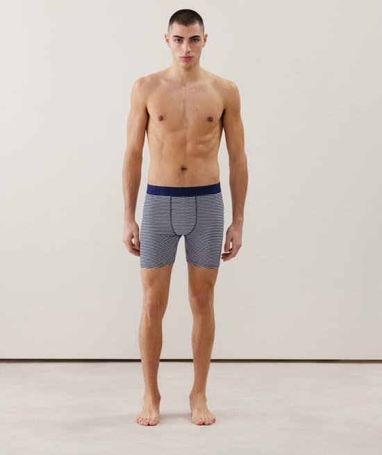 Boxer long en coton;