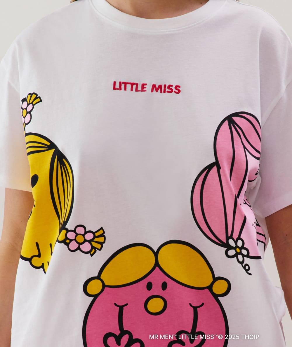 Top en jersey Little Miss;