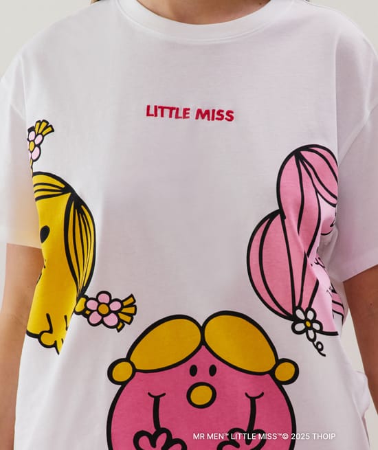 Top en jersey Little Miss;
