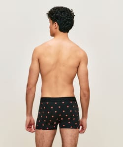 Boxer en coton motifs pommes;