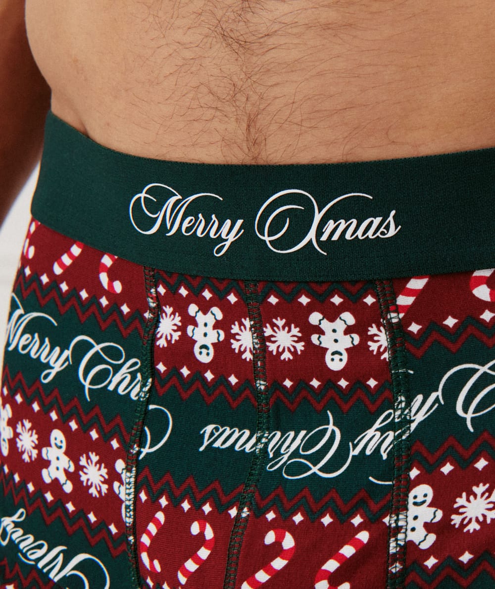 Coffret boxer court en jersey;