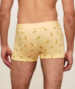 Cotton boxer with banana patterns;