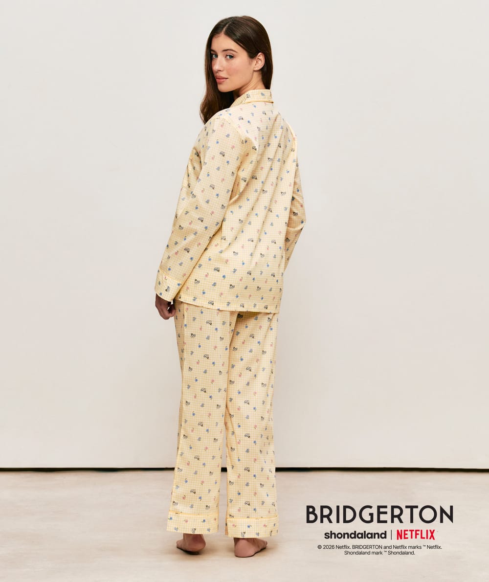 Bridgerton gingham cotton shirt;