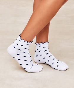 Set of 2 pairs of cotton socks;