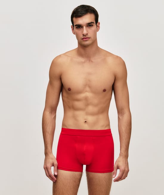 Katoenen boxer met boodschap;