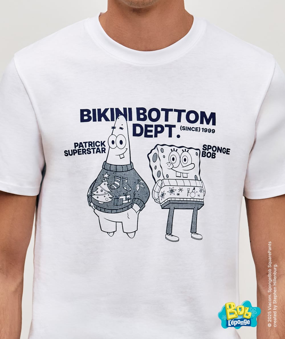 Bob and Patrick t-shirt and boxer set;