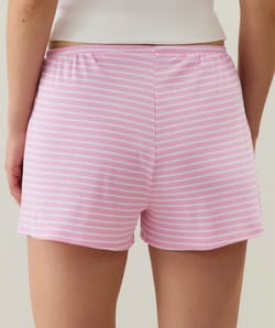 Short en jersey c&ocirc;tel&eacute;;