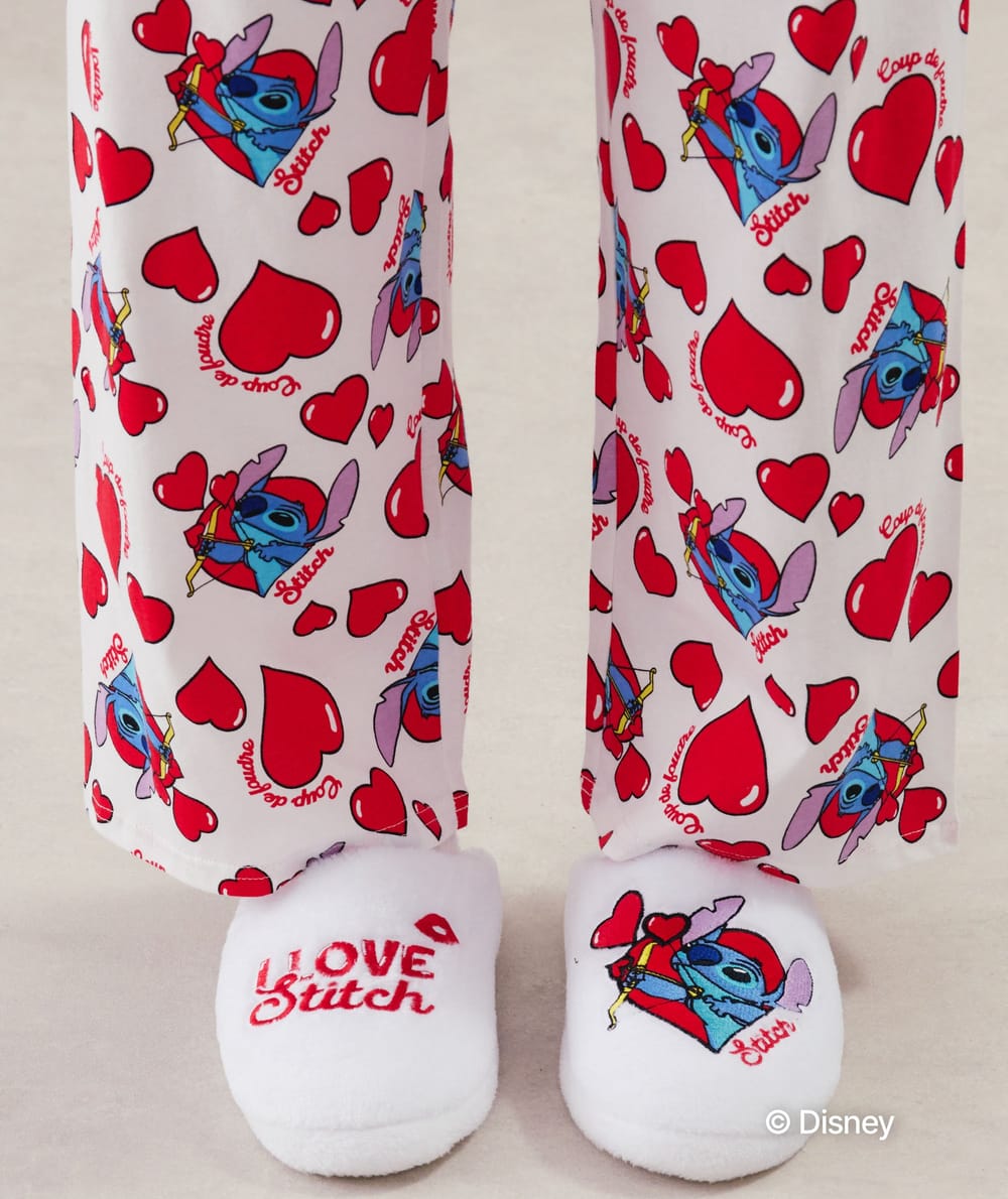 Chaussons en polaire Stitch;