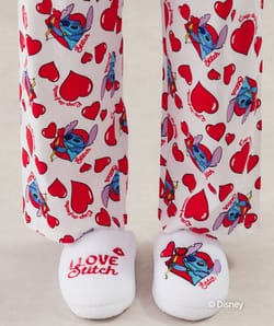 Chaussons en polaire Stitch;