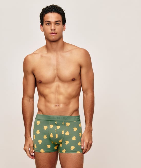 Printed cotton boxer ducks;