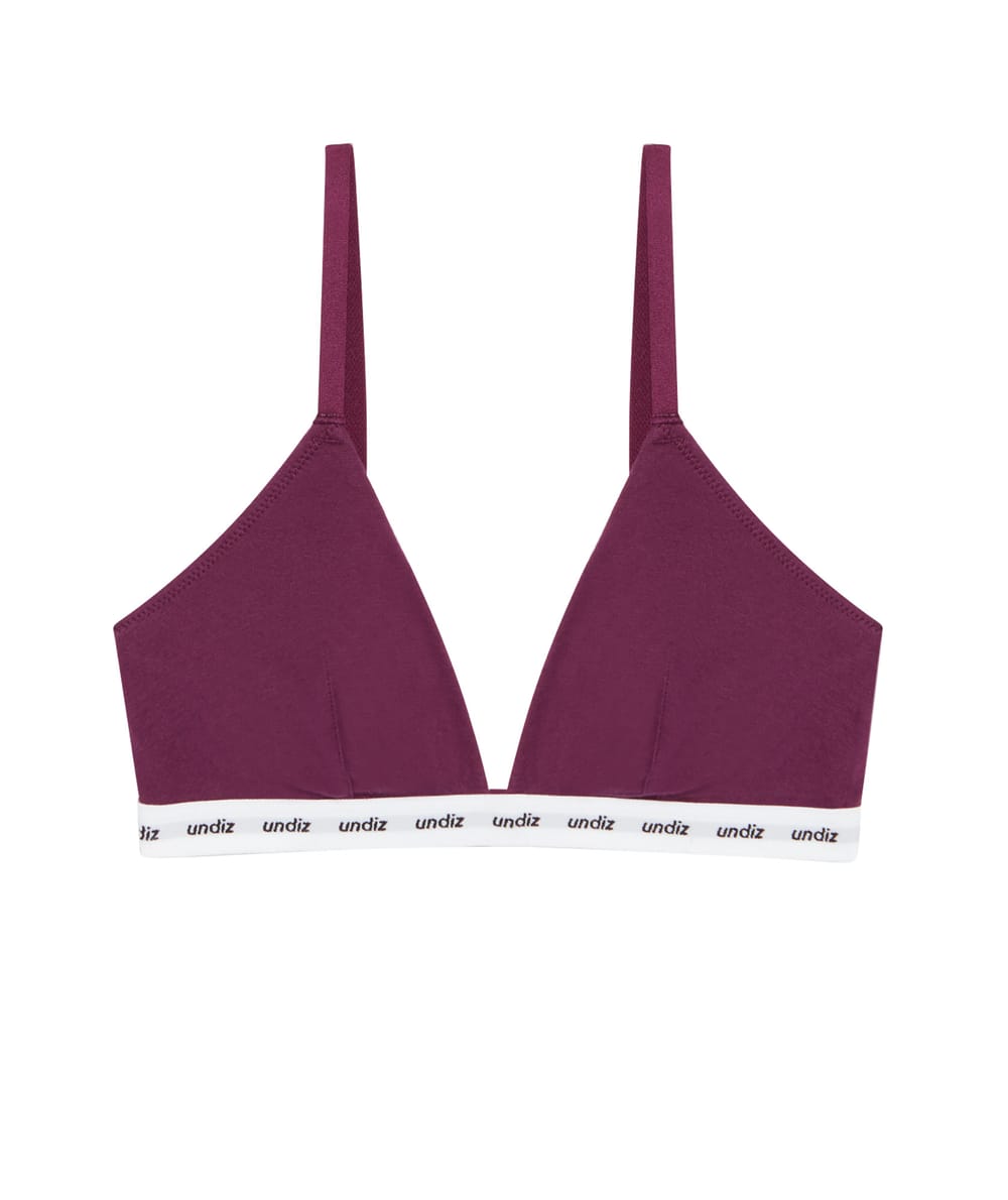 Lot de 2 brassières triangle ados en coton;