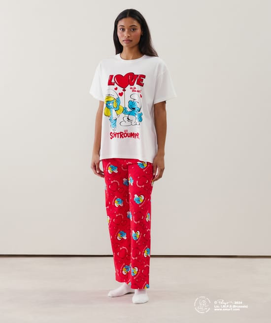 Pantalon en jersey Les Schtroumpfs;
