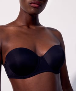 Microfiber bandeau bra;