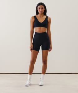 Naadloze microvezel shorts;