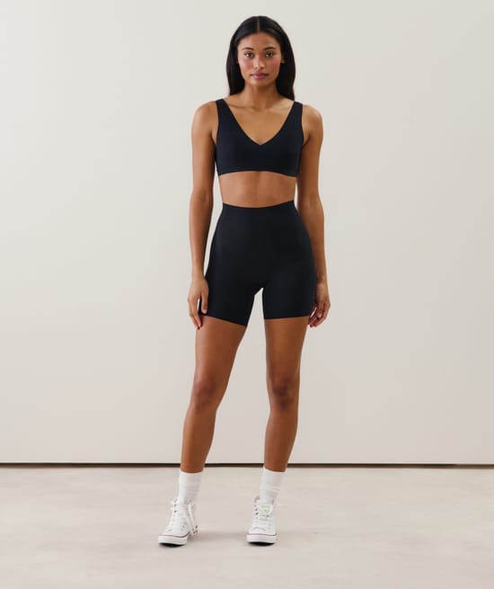 Shorty sans coutures en microfibre;