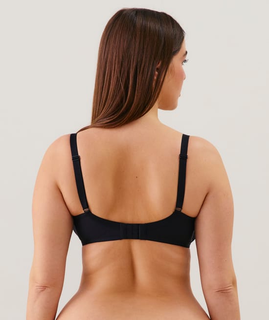 Microfiber balconette bra;