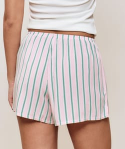 Striped shorts;