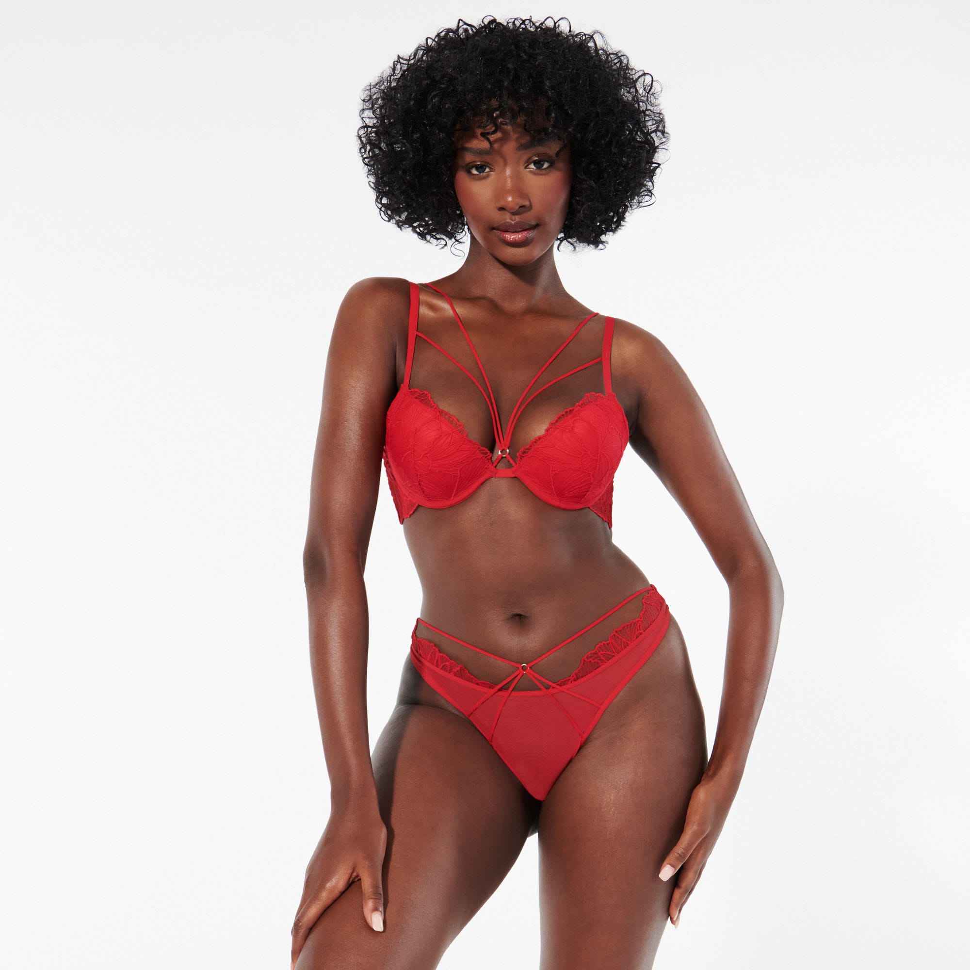Body string côtelé - Orange - FEMME | H&M BE