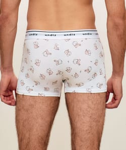 Printed animal cotton boxer;