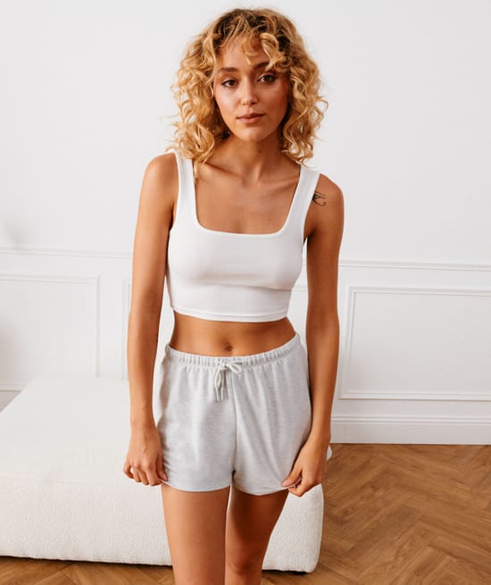 Fleece shorts;