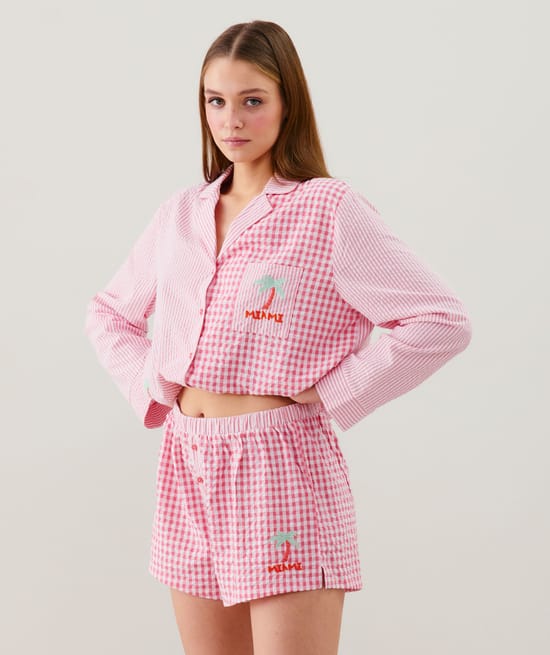 Chemise à motifs;