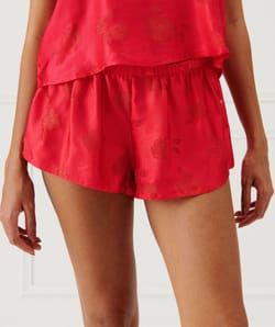 Short en satin;