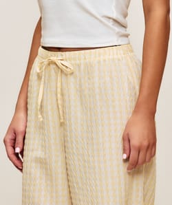 Pantalon en coton popeline;