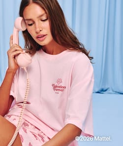 T-shirt oversize coton Barbie;