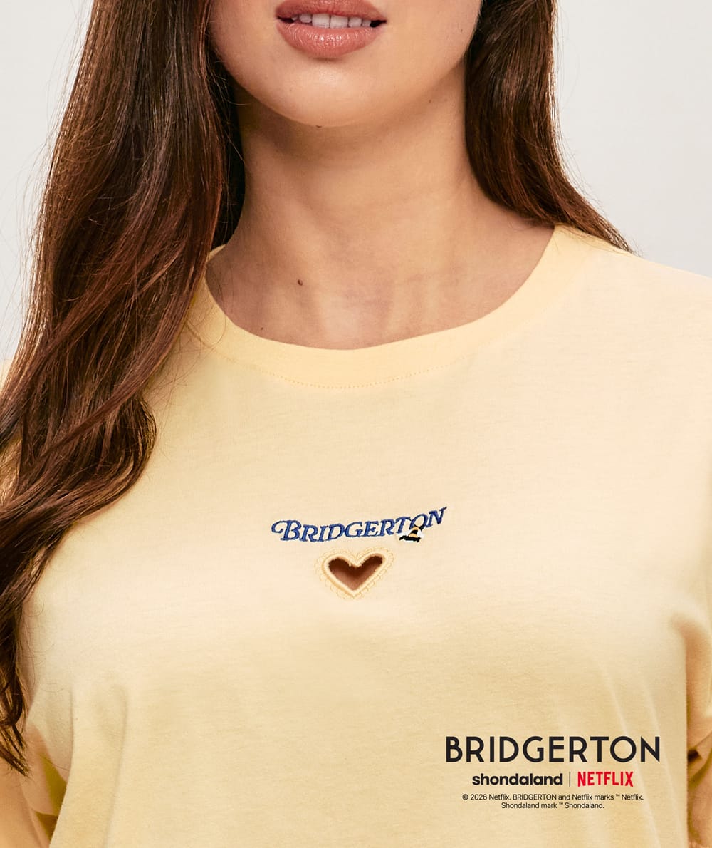 BRIDGERTON cotton T-shirt;